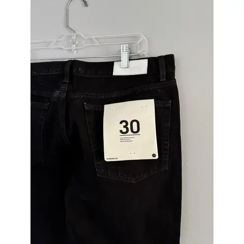 RE/DONE NWT Originals 70s Low Rise Bell Bottom Black Jeans Women’s Size 30