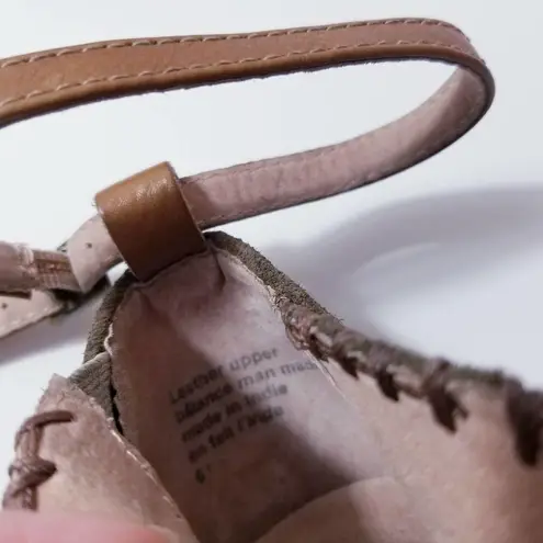 Seychelles Criss Cross Suede Ankle Straps Block Heels