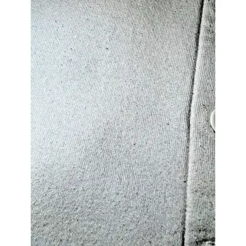 Top Stitch by Morning Sun Sweater Women Size Medium White Embroidered Button Vtg