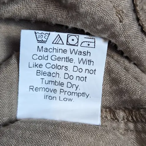 Petal and Pup High Waisted Pleated Corduroy Pants Tan Size 4