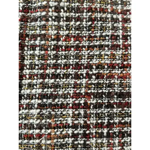 Versona NWT tweed fringed mini skirt in shades of brown size XL