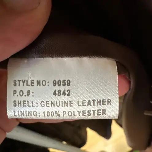 Margaret Godfrey Genuine Suede Fringe Coat Western Boho Long Jacket Sz 14 Brown