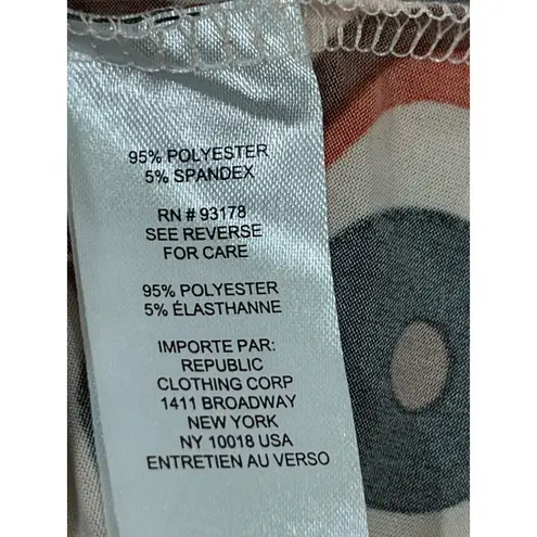 TRUTH BY REPUBLIC Womens Retro Geometric 70's Vibe Print Button Up Shirt Top XS Black Size undefined - Image 8