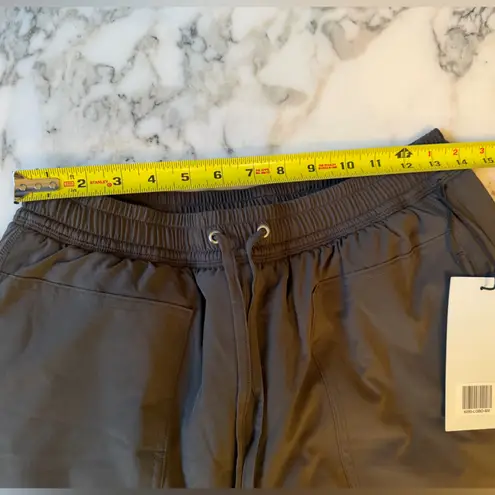 Girlfriend Collective NWT FlexTrack Reversible Wide Leg Pants Brown and Cream