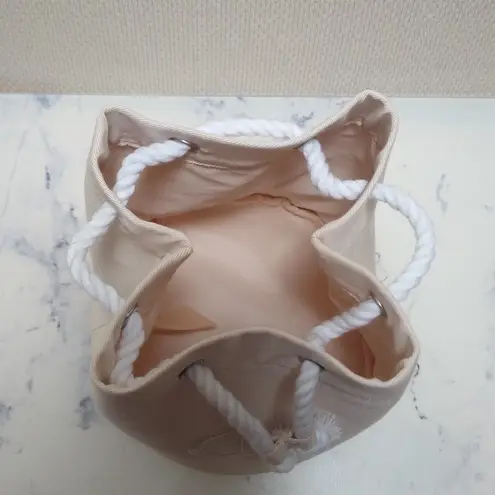 Christian Dior Dior Cream Drawstring Bucket Trousse Pouch Cosmetic Bag thumbnail 5