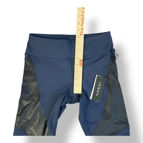 Koral Activewear Leggings NWT H2O Luxury Compression Workout Pants Blue Black S