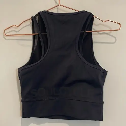 SoulCycle Women’s black  sports bra. Size small