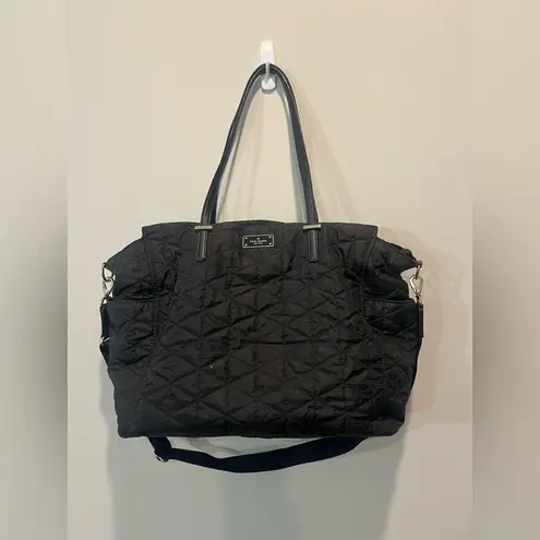 Kate Spade  Kaylie Quilted Diaper Bag Crossbody Tote w/ Changing Mat