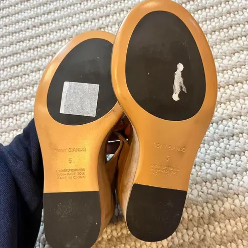 Tony Bianco  Avanti Platform Wedge Flip Flop in Butterscotch - Image 3