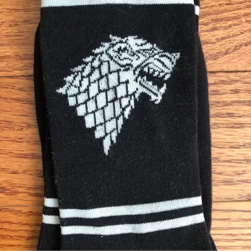 Game of Thrones Studio Tour RARE House Sigils Black Socks Women’s Size O/S NWT