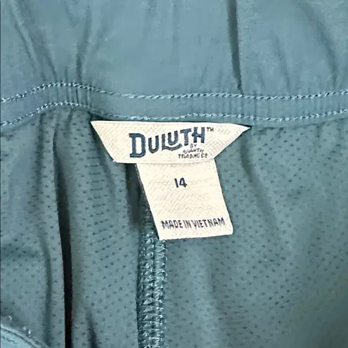 Duluth Dry On The Fly Mid Rise Hiking Casual Skirt Skort Blue Size 14