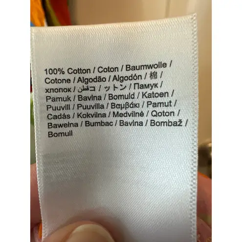 Farm Rio NWT Summer Picnic V-Neck Midi Dress w/ Braided Belt Size M