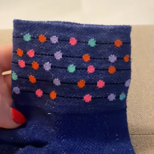 Defeet Women’s polka dot cycling socks Blue Size M