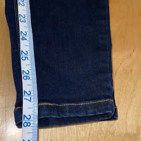 INC Denim International Concepts Womens Mid Rise Skinny Denim Jeans Dark Wash Sz Blue Size 4