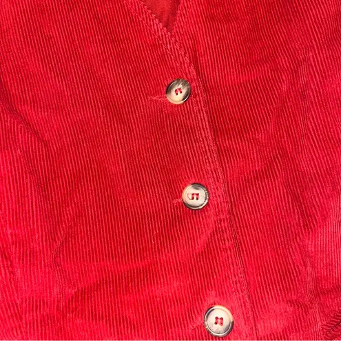 Docker’s Vintage Corduroy Rust or Burnt Orange Vest L Size L