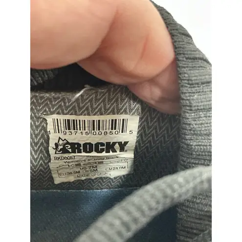 Womans Rocky Code Blue Knit Public Service Boots 7 Black