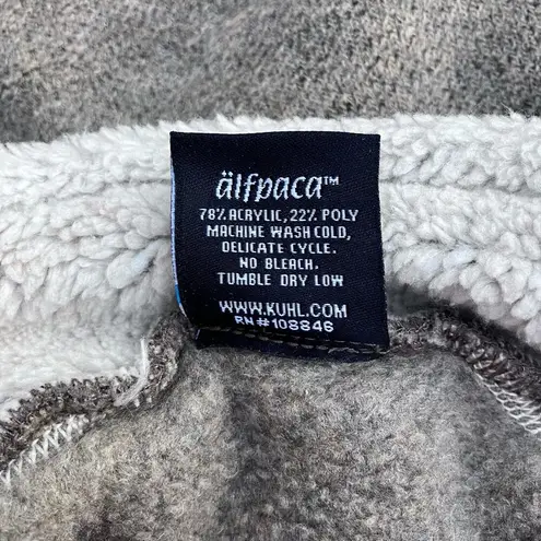 Kuhl 1/4 Zip Fleece Sweater Sz M Alfpaca Pullover Brown Gorpcore Hiking Outdoor