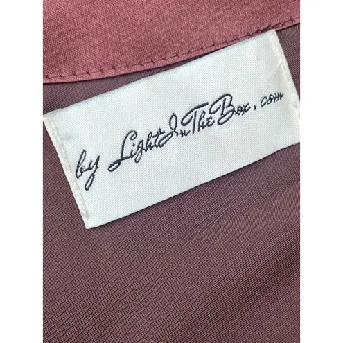 Light In The Box NWT size 6 Chocolate Brown Rockabilly Retro A Line Dress - Image 8