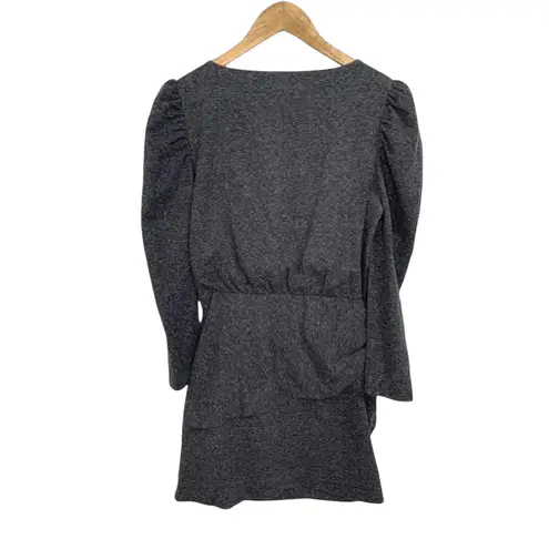 Rebecca Taylor La Vie Mini French Terry Dress Grey Size Small $295