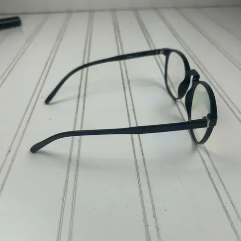 Feiyoco Blue Lightweight Round Frame Eyeglasses ā Unisex Fashion Glasses Black