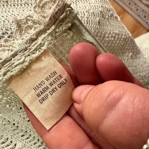 Leslie Fay Vintage My Latest 70’s Midi Skirt Top Set Sheer Mint.