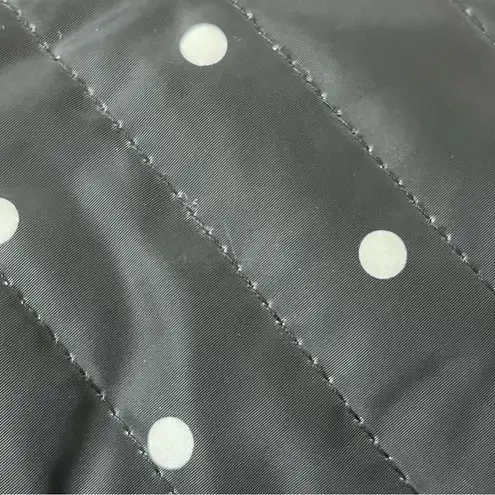 Laura Ashley Vtg Y2k Block Polka Quilted Puffer Vest Retro Pinup Rockabilly M