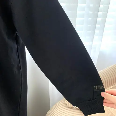 GU (Uniqlo) x Harry Potter Embroidered Logo Sweat Hoodie Dress in Black Size L