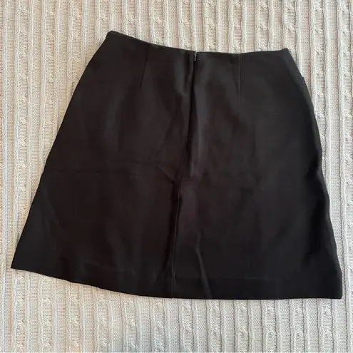 CAbi  Women’s Black Ponte Utility Skirt Sz 2