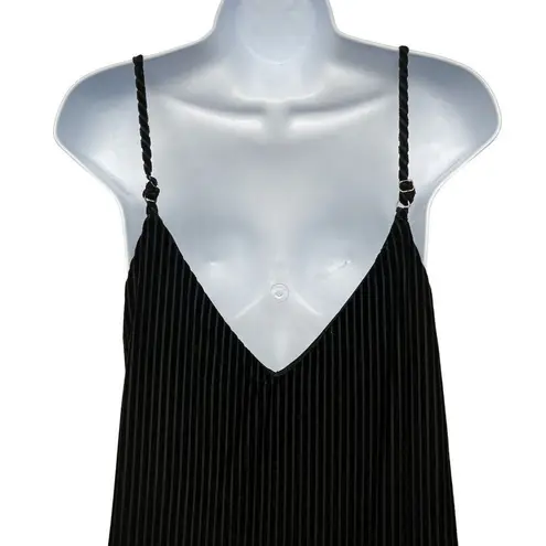 Wild Fable 2/$30  Striped Ribbed Velvet V-Neck Sleeveless Mini Tank Dress