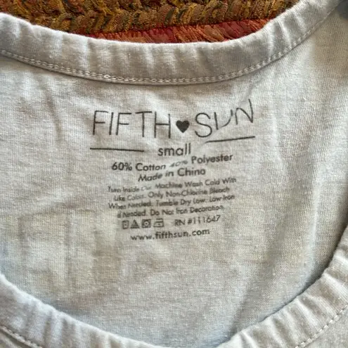 Fifth Sun  DESERT HEAT TOUR LIGHT BLUE TANK TOP