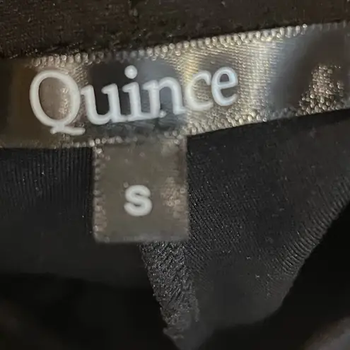 Quince  Black Straight Leg Women's Pants A0346