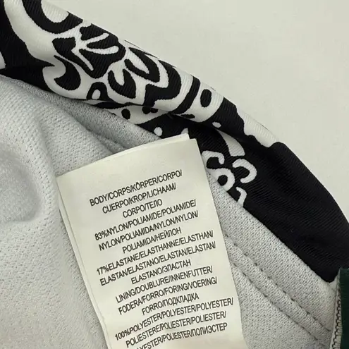 Lauren Ralph Lauren Bikini Bottoms SZ12 Swim NWT Deauville Paisley Hipster B&W Black Size 12