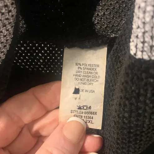 Women’s Oversized Short Sleeve Sweater White Size 1X