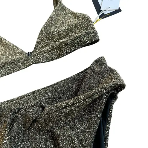 SOAH Sandy Triangle Bikini Top + High