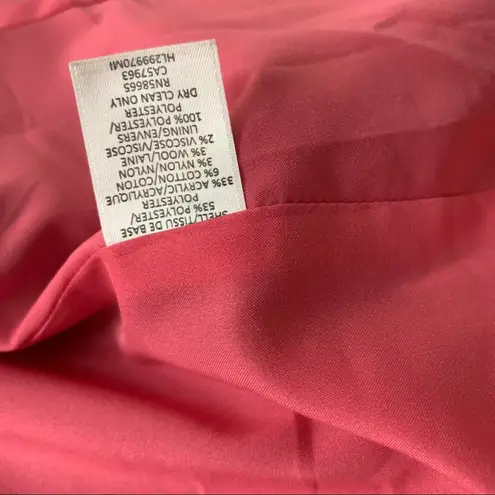 Chelsea28 Wool Blend Open Front Blazer Jacket L