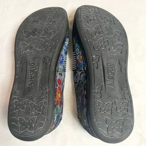 Alegria Glee Hippie Chic Dottie Colorful Women's Slip-On Shoes Size 38 US 7.5-8
