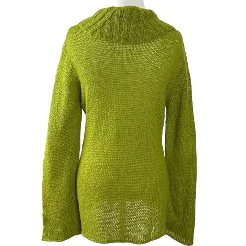 Wooden Ships Lightweight Wrap Cardigan in Fern Forest Green Size Medium Large