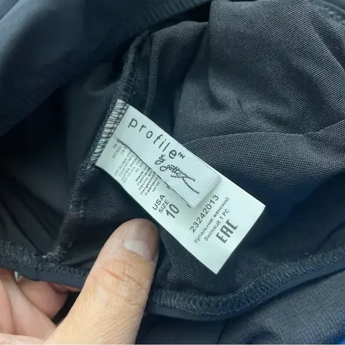 Gottex PROFILE BY FRENCH PLEATS SHIRRED FRONT BANDEAU STRAPLESS SWIMSUIT