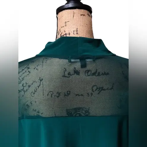 Liz McCoy Woman 3X Elegant Teal Women's Top EUC! Green