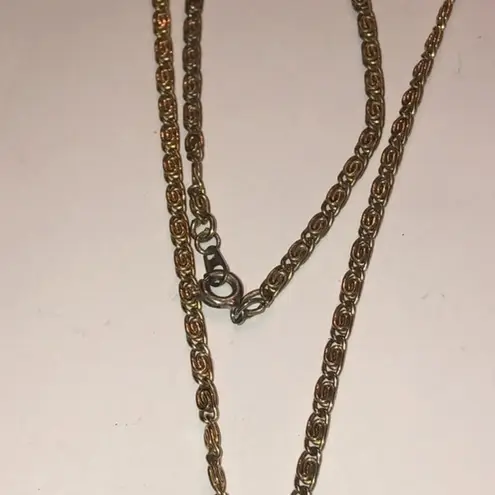 Vintage Gold Tone Fastrac Quartz Watch Chain Link Necklace