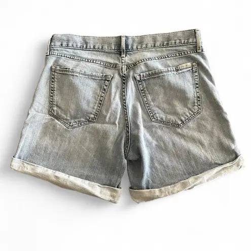 Eddie Bauer  Vintage Light Wash Denim Jean Cuffed Shorts 8