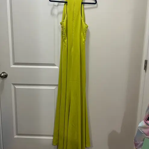 Badgley Mischka Key Lime Gash Gown Size 8 US $660