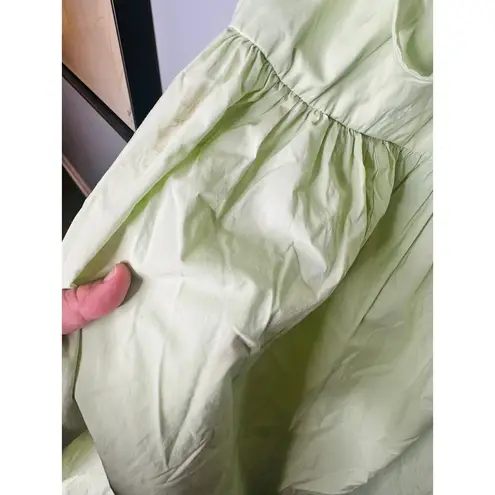 3.1 PHILLIP LIM X RTR Pale Yellow Sleeveless Belted Midi Dress Size 4