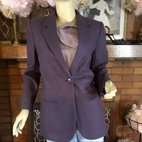 Sag Harbor VINTAGE PURPLE WOOL BLAZER (4P)
