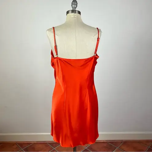 Nanushka Emila Minidress in Blood Orange Size L