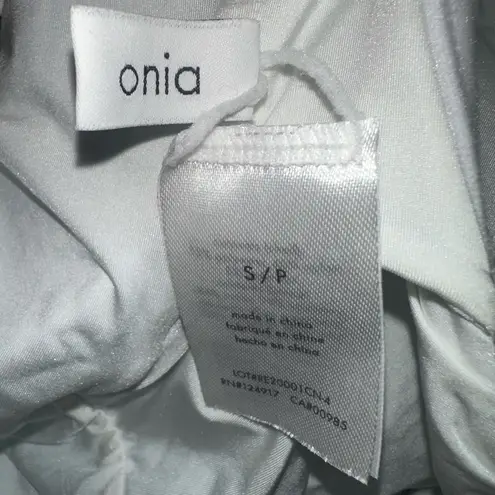 ONIA Lila One Piece Swimsuit Seersucker Nautical NWOT Size S