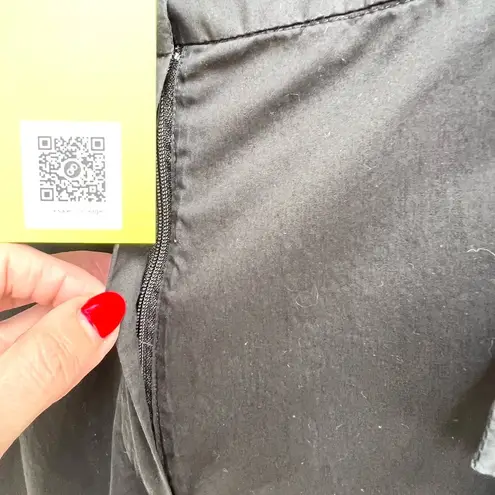 IXXS black wide leg pants with removable suspenders size 44/ 12