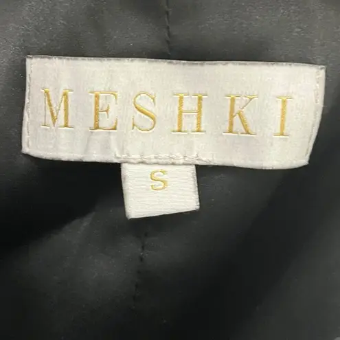 Meshki Callie Mini Dress Women’s Size Small Black Sheath Diamante Cutout