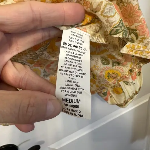 Elan Cream Relaxed Tie Front Tunic