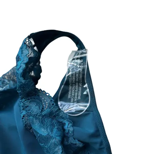 City Chic NWT Blythe Underwire Bodysuit Teal Lace Plus Size 42C/D Boudoir